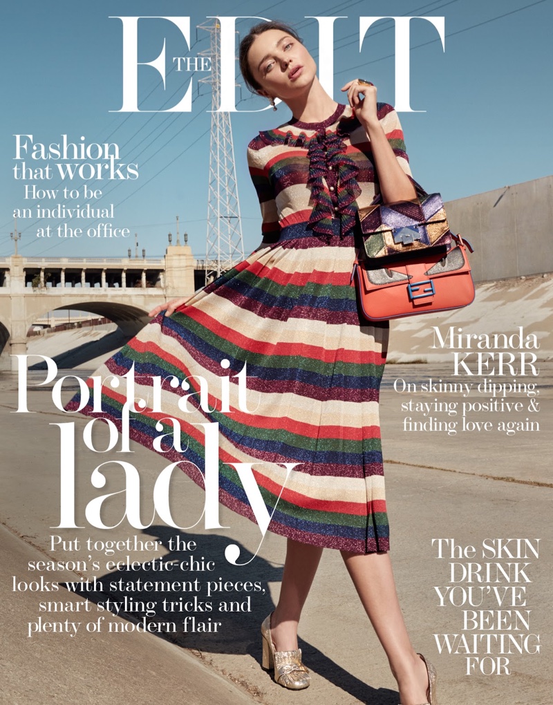 Miranda Kerr on The Edit January 2016 cover