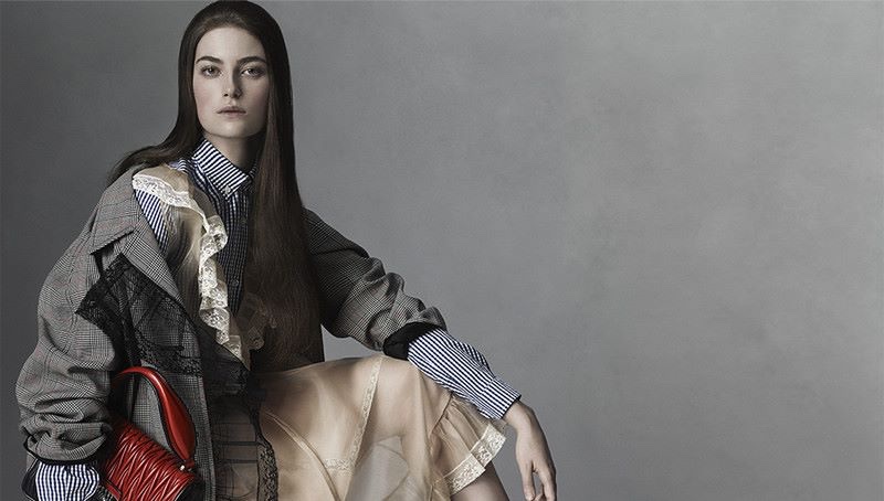 Millie Brady stars in Miu Miu's spring-summer 2016 campaign