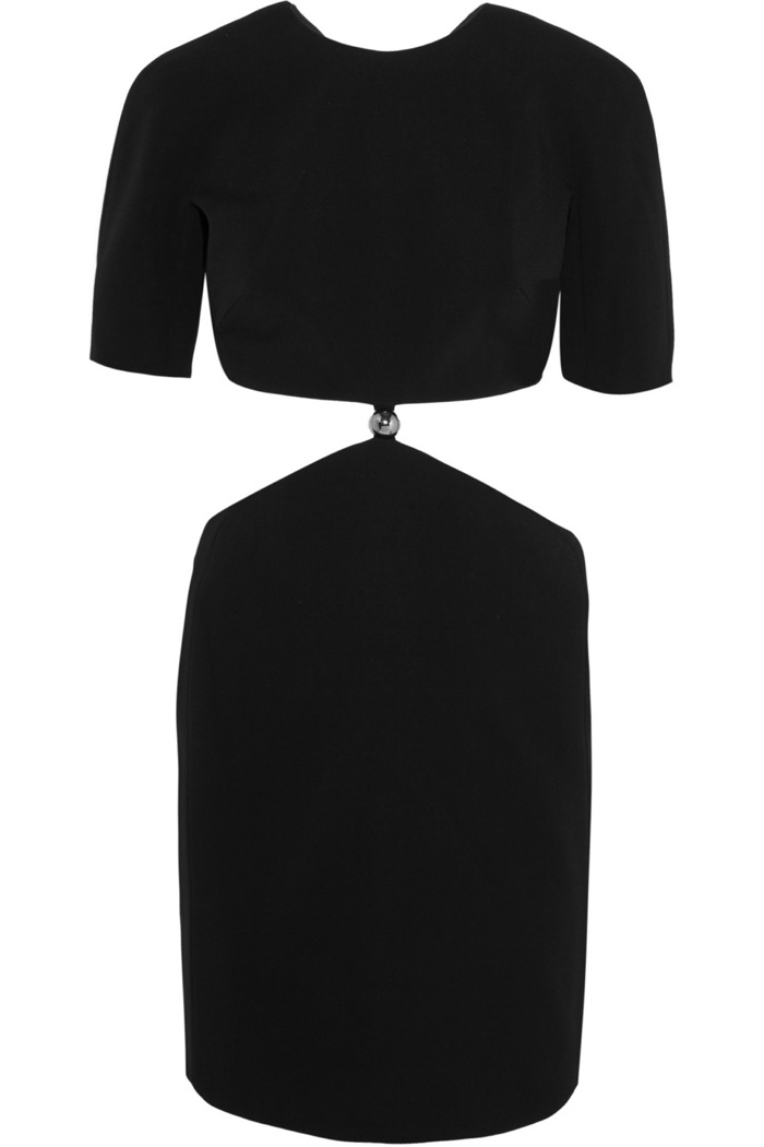 Mugler Cutout Cady Mini Dress