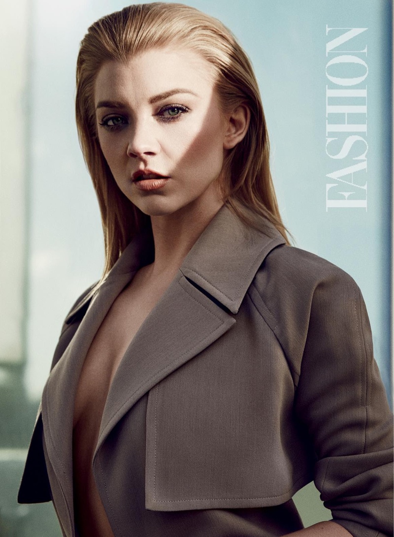 Natalie Dormer poses in FASHION Magazine's January issue