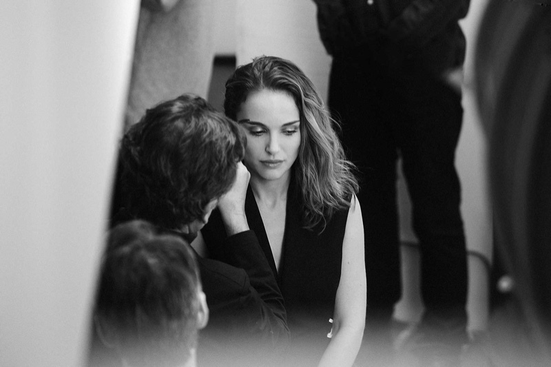 Natalie Portman behind the scenes on DiorSkin Makeup campaign