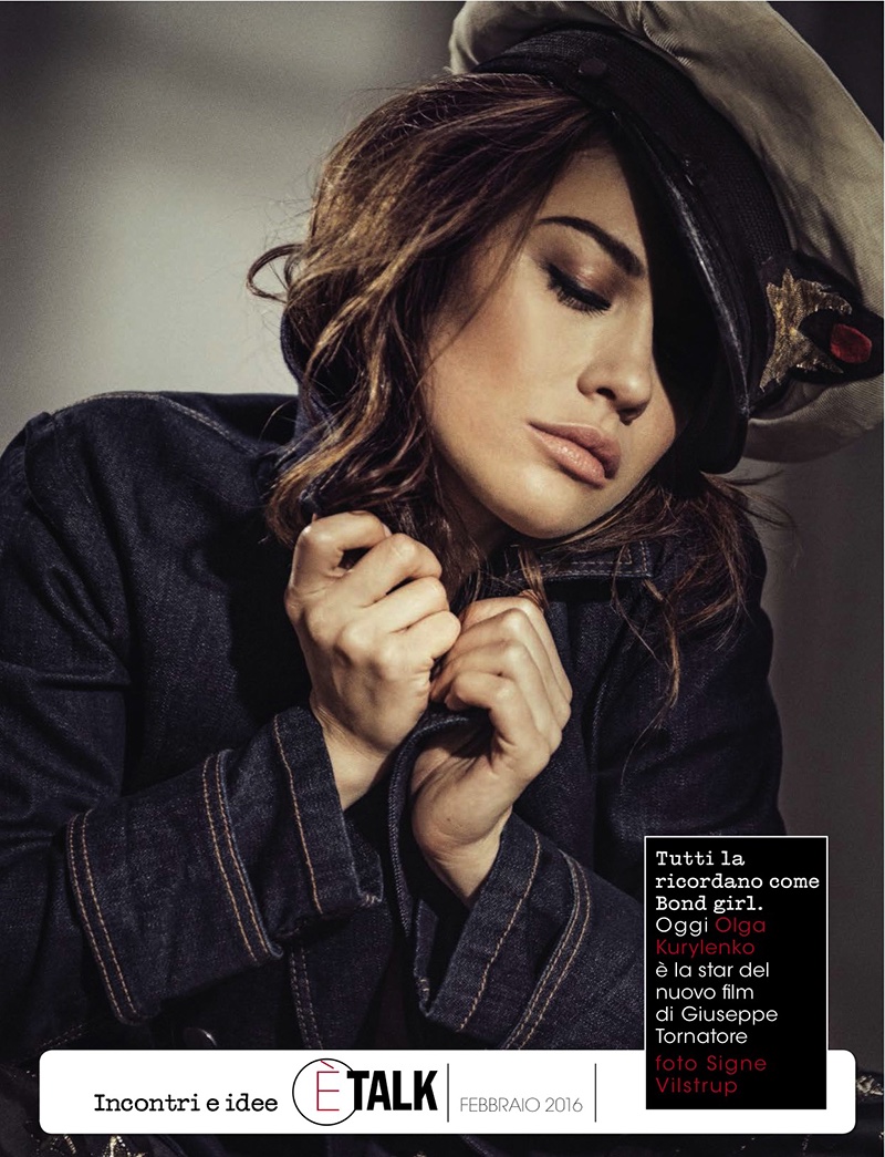 Olga Kurylenko stars in Glamour Italy's February issue
