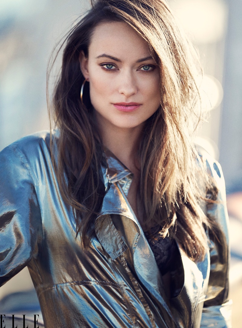 Olivia Wilde poses in Isabel Marant jumpsuit