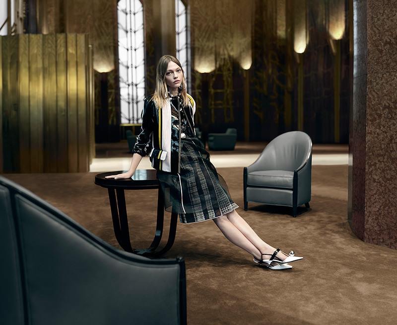 Sasha Pivovarova stars in Prada spring-summer 2016 campaign