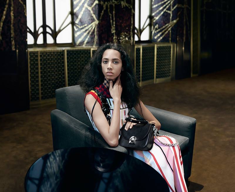 Yasmin Wijnaldum stars in Prada's spring-summer 2016 campaign