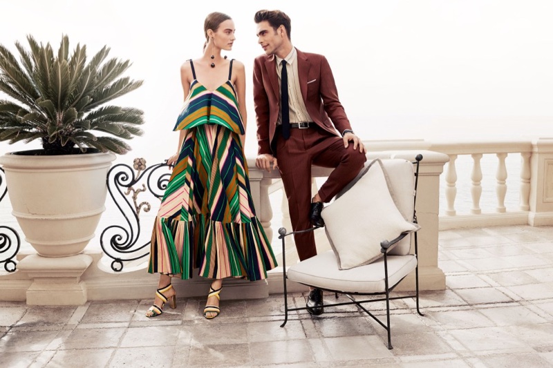 Maartje Verhoef and Jon K star in Salvatore Ferragamo's spring-summer 2016 campaign