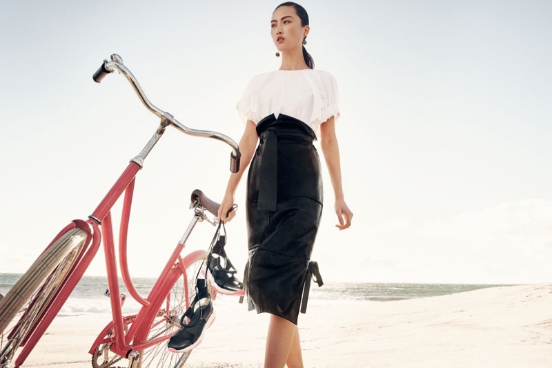 Jing Wen stars in Salvatore Ferragamo's spring-summer 2016 campaign