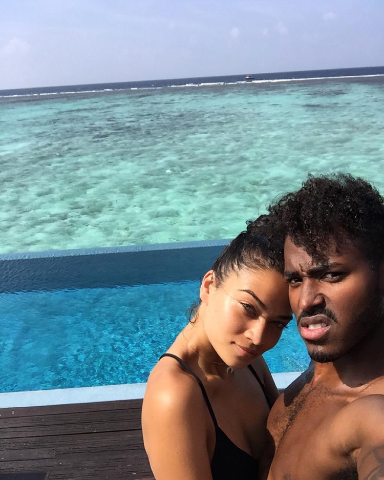 Shanina Shaik and DJ Ruckus recently got engaged. Photo: Instagram