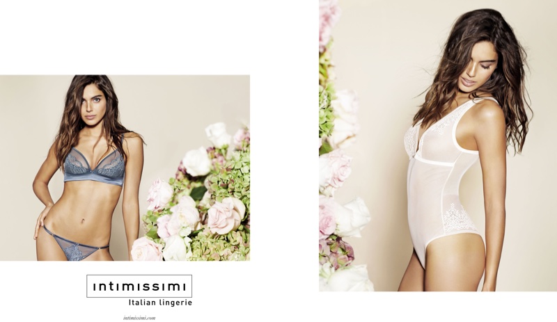 Shlomit Malka stars in Intimissimi's spring 2016 campaign