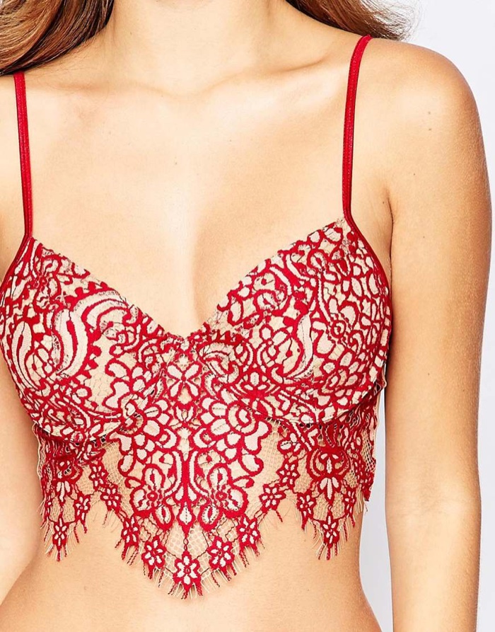 Skivvies by For Love and Lemons Giselle Bra