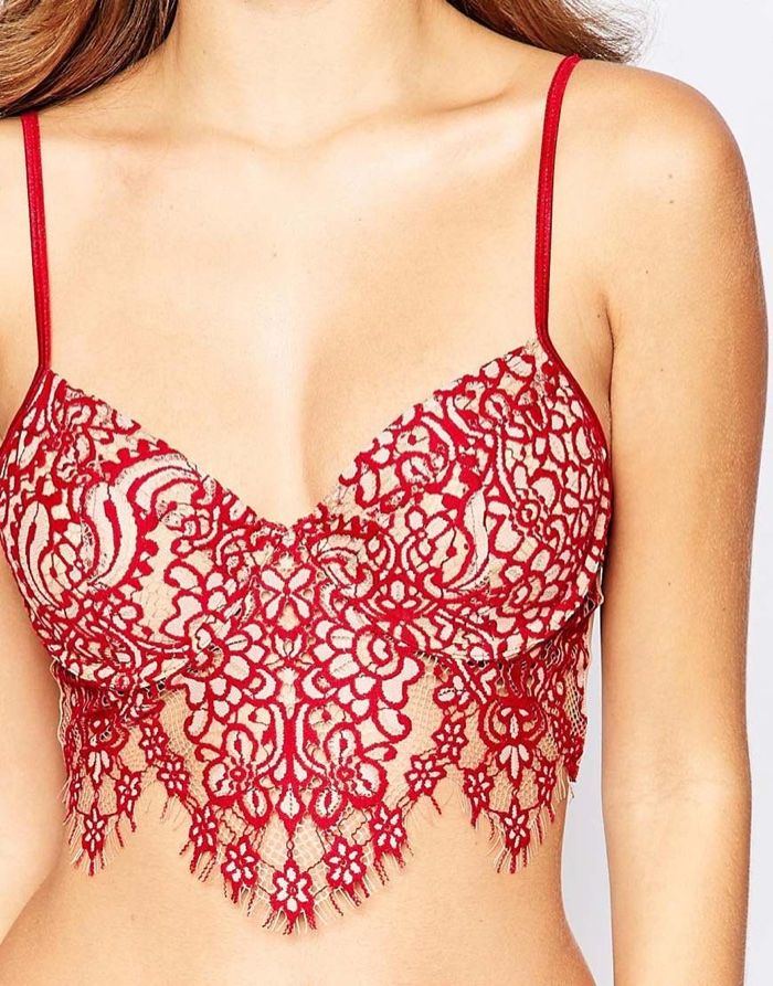 Skivvies by For Love and Lemons Giselle Bra