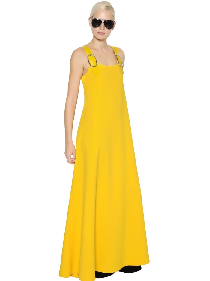 Sportmax Buckled Cady Maxi Dress