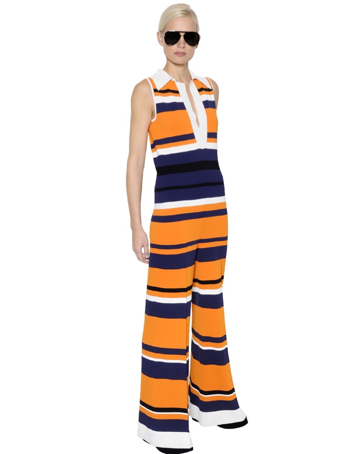 Sportmax Striped Knit Jumpsuit