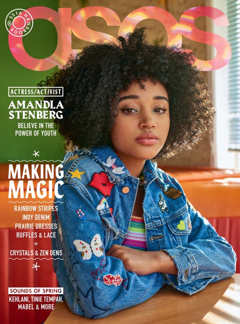 Amandla Stenberg on ASOS Magazine spring-summer 2016 cover