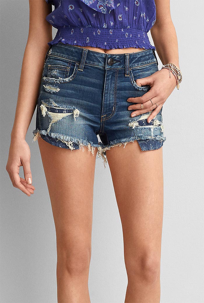 American Eagle Outfitters Denim High-Rise Shortie