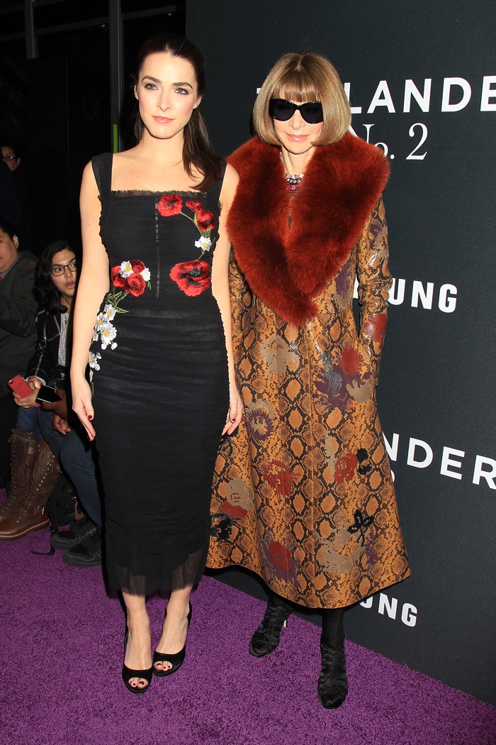 Anna Wintour and daughter Bee Shaffer at the Zoolander 2 premiere