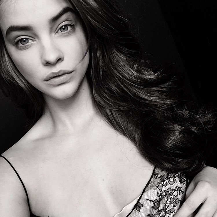 Barbara Palvin shared a gorgeous black and white selfie with her Instagram followers.