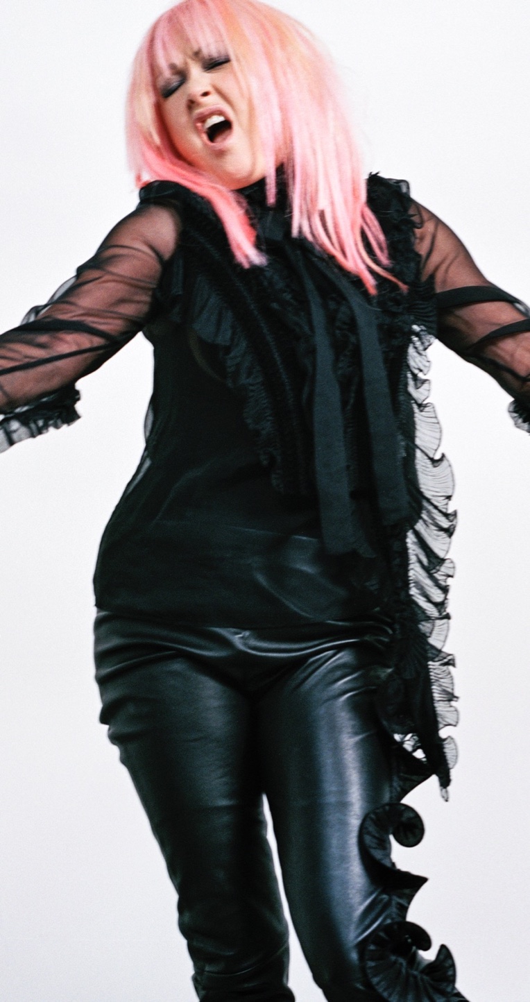 Cyndi Lauper poses in Barneys' spring-summer 2016 campaign