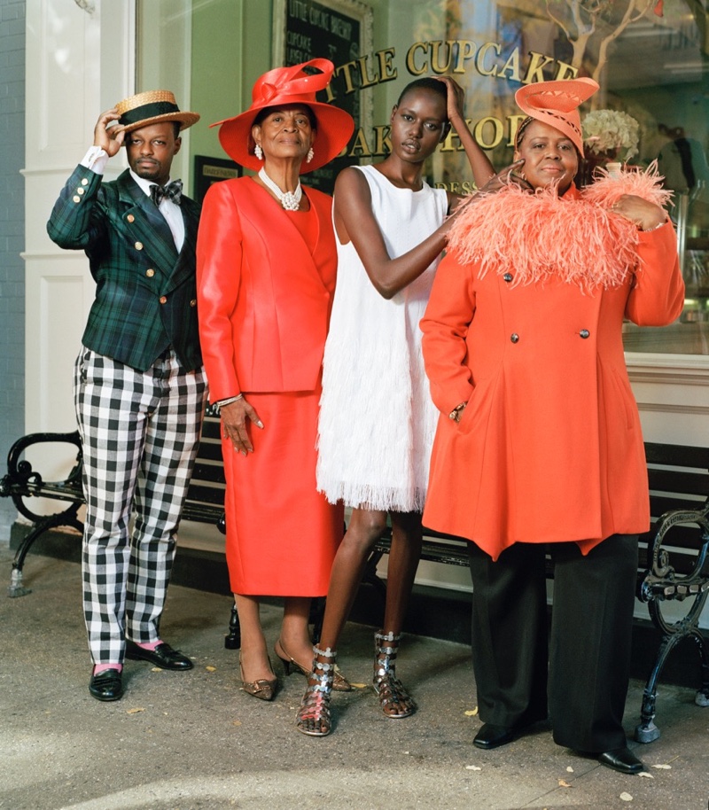 Ajak Deng stars in Barneys spring-summer 2016 campaign