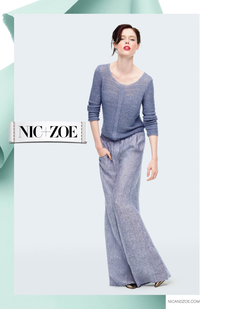 Coco Rocha for NIC + ZOE spring 2016 campaign