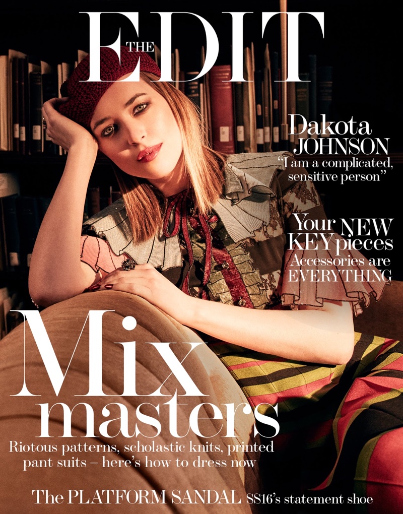 Dakota Johnson on the Edit January 2016 cover