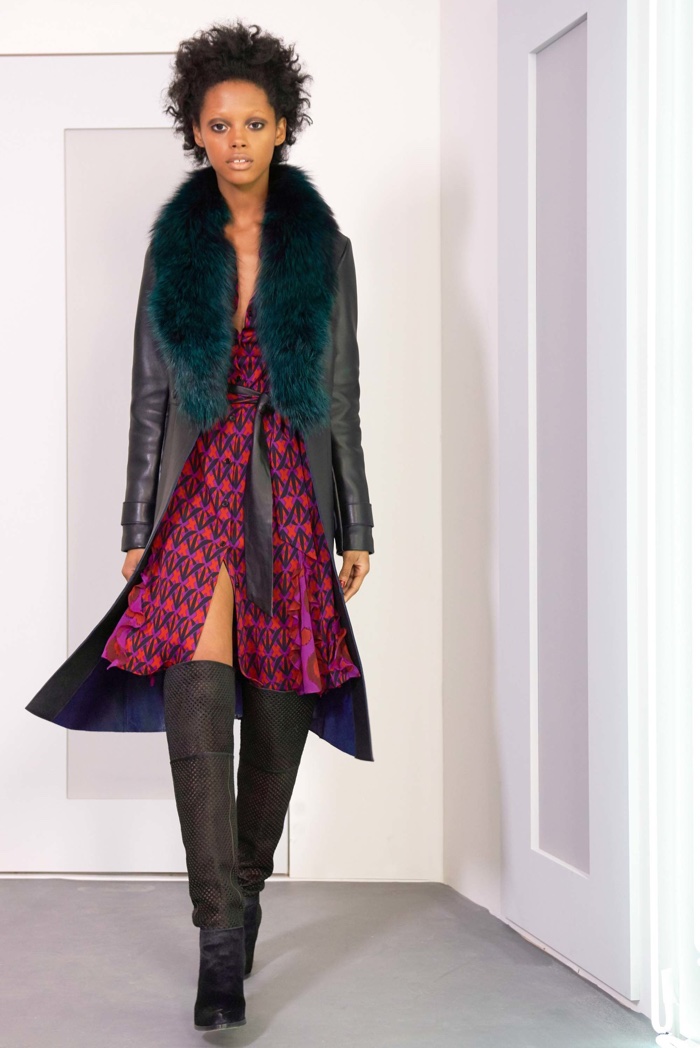 A look from Diane Von Furstenberg's fall-winter 2016 collection