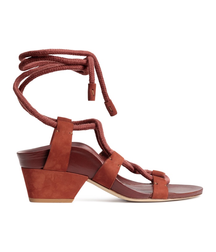 H&M Studio Suede and Leather Sandals