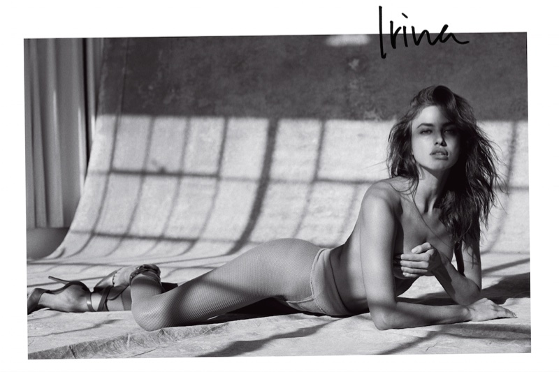 Irina Shayk poses topless in CR Girls 2016. Photo: Sante D'Orazio