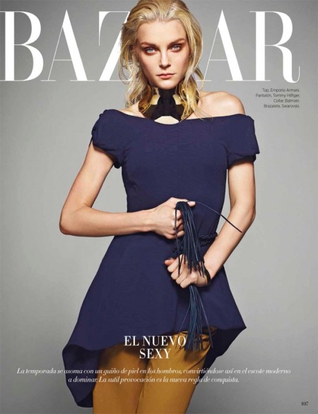 Jessica Stam Stars in Harper's Bazaar Mexico Cover Story Jessica Stam Stars in Harper's Bazaar Mexico Cover Story