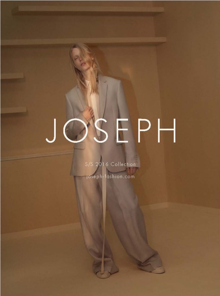 Joseph's spring-summer 2016 campaign spotlights relaxed suiting