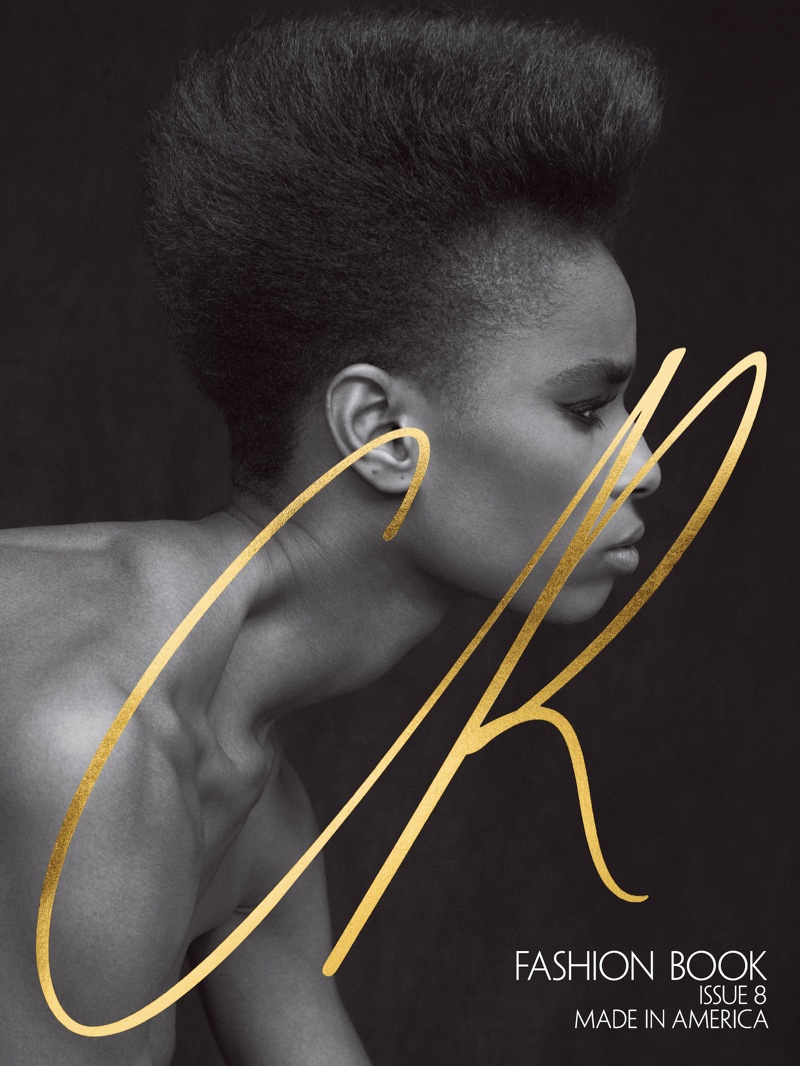 Kayla Scott on CR Fashion Book #8 Cover. Photo: Rory van Millingen