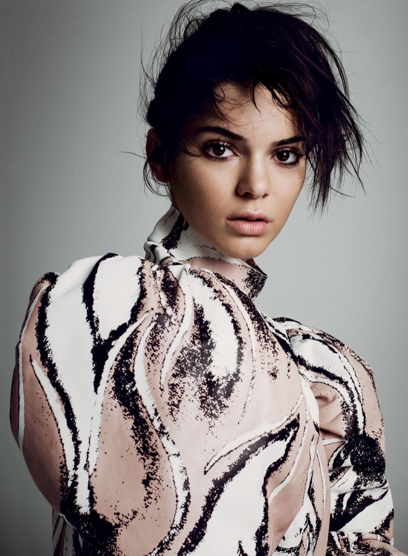 Kendall Jenner models J.W. Anderson top.  Photo: VOGUE/Inez & Vinoodh