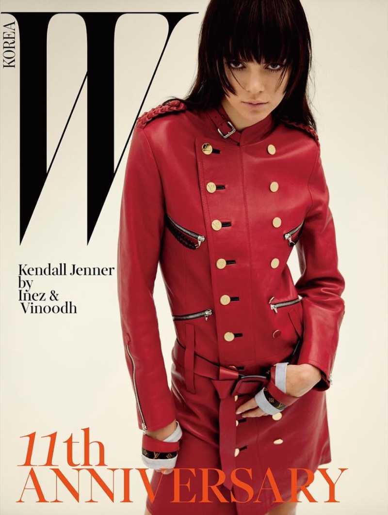 Kendall Jenner on W Korea March 2016 Cover