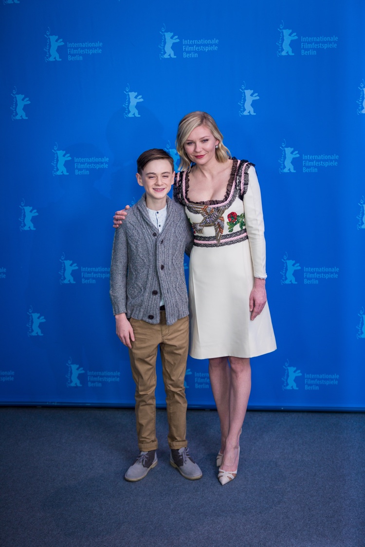 FEBRUARY 2016: Kirsten Dunst attends the 66th Annual Berlin Film Festival wearing a Gucci dress. Photo: taniavolobueva / Shutterstock.com