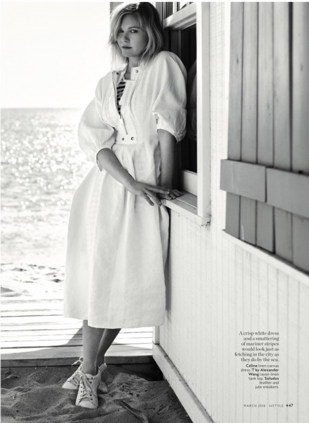 Kirsten Dunst Sports the Minimal Trend for InStyle Magazine Kirsten Dunst Sports the Minimal Trend for InStyle Magazine