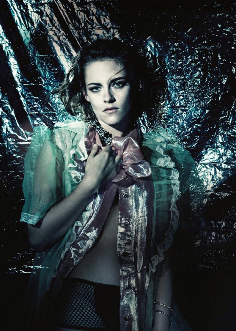 Kristen Stewart poses for Paolo Roversi in the photo session