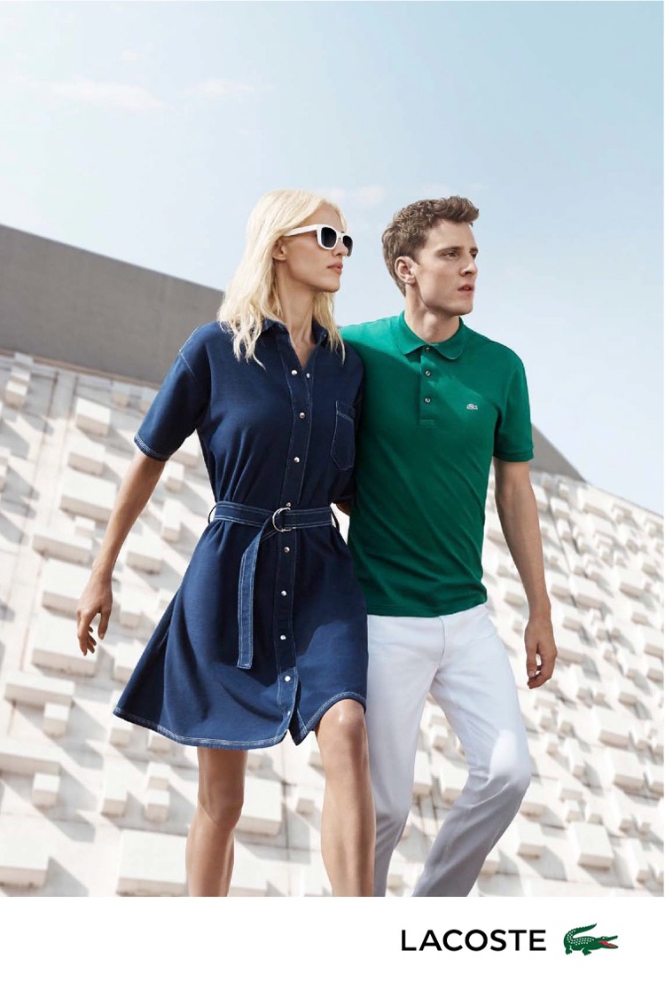 An image from Lacoste's spring-summer 2016 advertising campaign