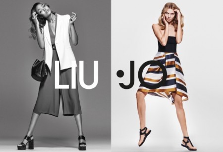 Karlie Kloss & Jourdan Dunn Reunite for Liu Jo's Spring 2016 Ads ...