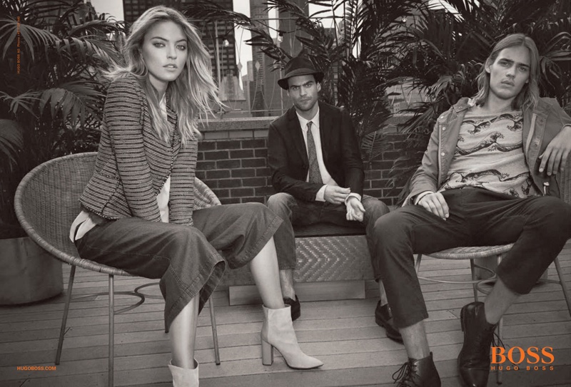 Martha Hunt is with the Band for BOSS Orange’s Spring Ads