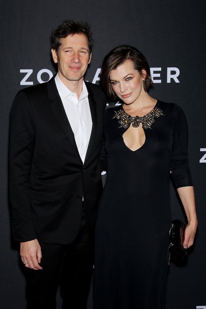 Milla Jovovich attends the New York City premiere of Zoolander 2 with her husband Paul W.S. Anderson. Photo: Dave Allocca / StarPix