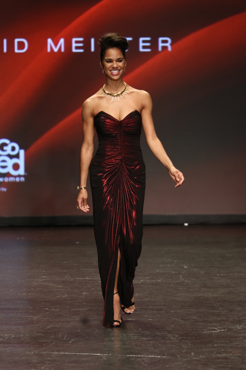 FEBRUARY 11th 2016: Misty Copeland walks the runway at the 2016 Go Red for Women Red Dress Collection show. Photo: Fashionstock.com / Shutterstock.com