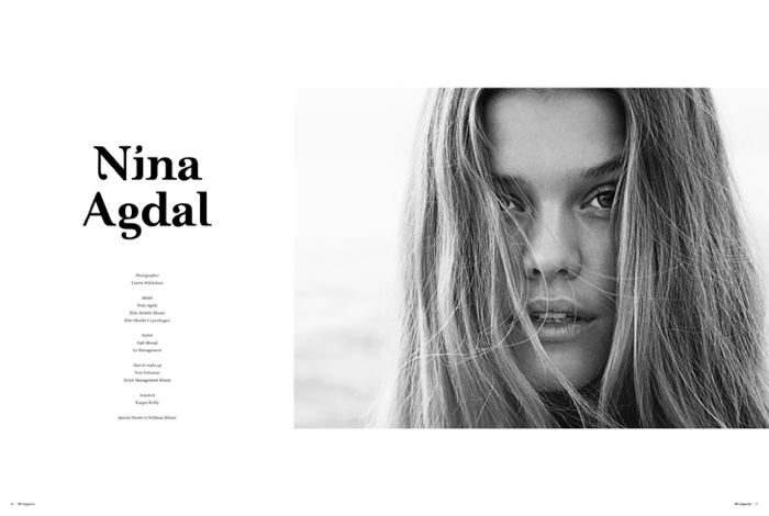 Nina Agdal poses for My Magazine