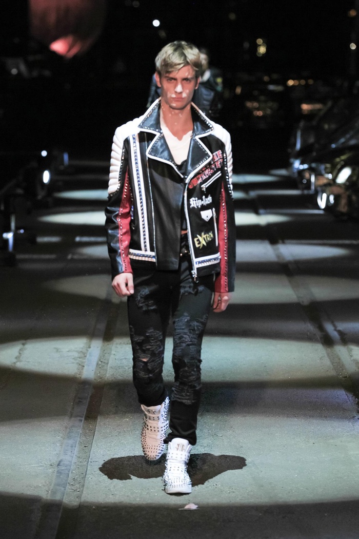 A look from Philipp Plein's spring 2016 mens collection