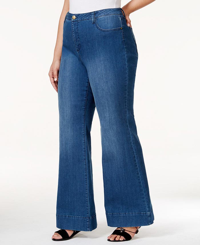 RACHEL Rachel Roy Plus Size Flared Jeans