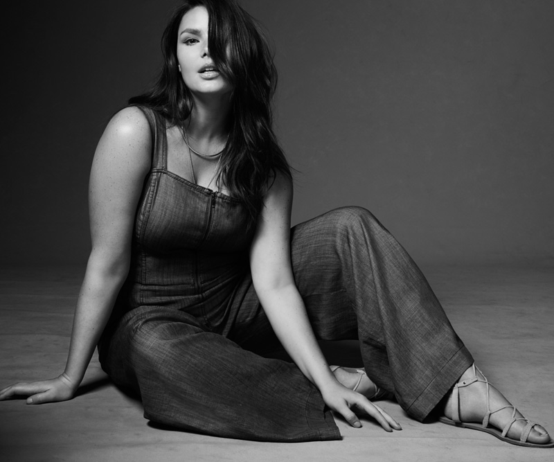 Candice Huffine stars in RACHEL Rachel Roy's spring 2016 curvy campaign