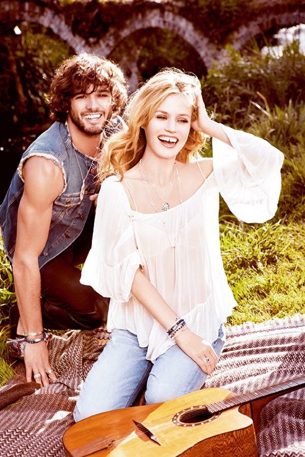 Georgia May Jagger and Marlon Teixeira star in Thomas Sabo's spring-summer 2016 campaign