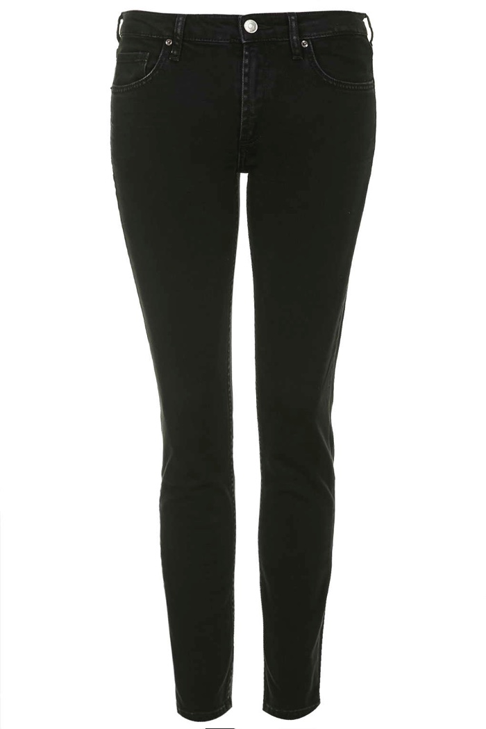 Topshop Baxter Black Slim Leg Jeans