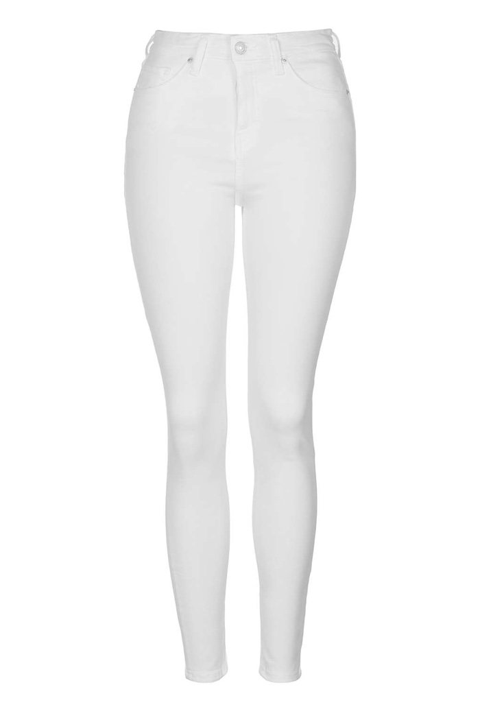 Topshop Jamie White Skinny Jeans