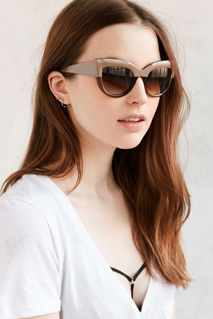 Urban Outfitters Colorfade Cat Eye Sunglasses $16.00