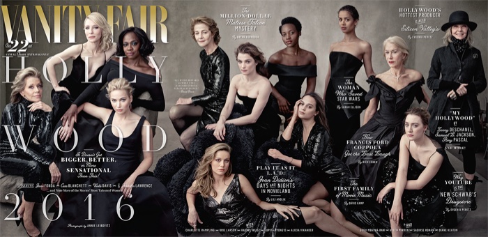 Vanity Fair unveils its 2016 Hollywood Issue cover. Photo: Annie Leibovitz